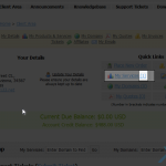 Reviewing your hosting packages in the client portal
